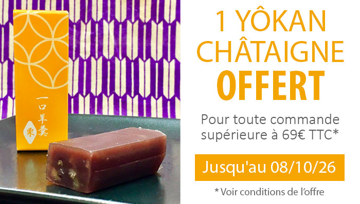 1 yôkan châtaigne offert