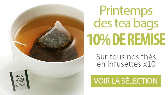 10% de remise sur nos thés en infusettes